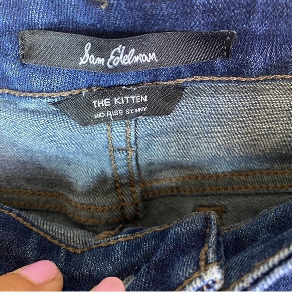 Sam Edelman The Kitten Mid Rise Skinny Ankle Jeans Size 31 - Picture 9 of 14